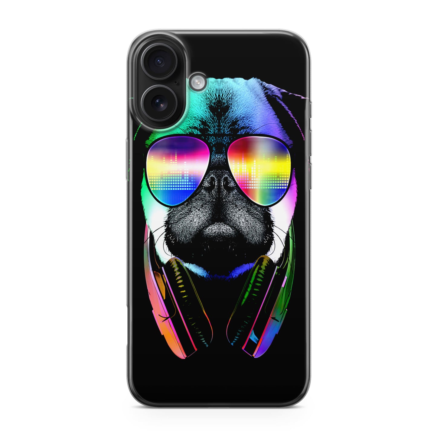 Music Lover Pug V iPhone 17 Case