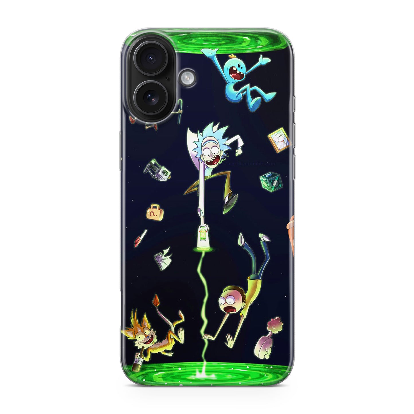 Rick And Morty Portal Fall iPhone 17 Case