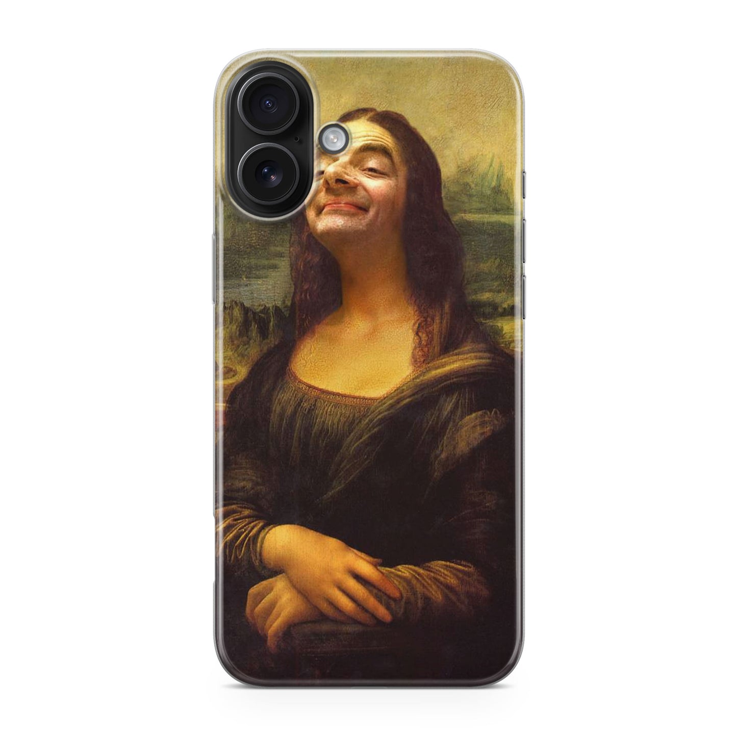 Rowan Atkinson Monalisa Funny iPhone 17 Case