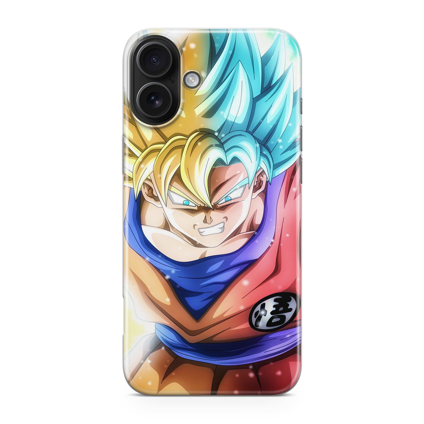 Goku SSJ 1 to SSJ Blue iPhone 17 Case
