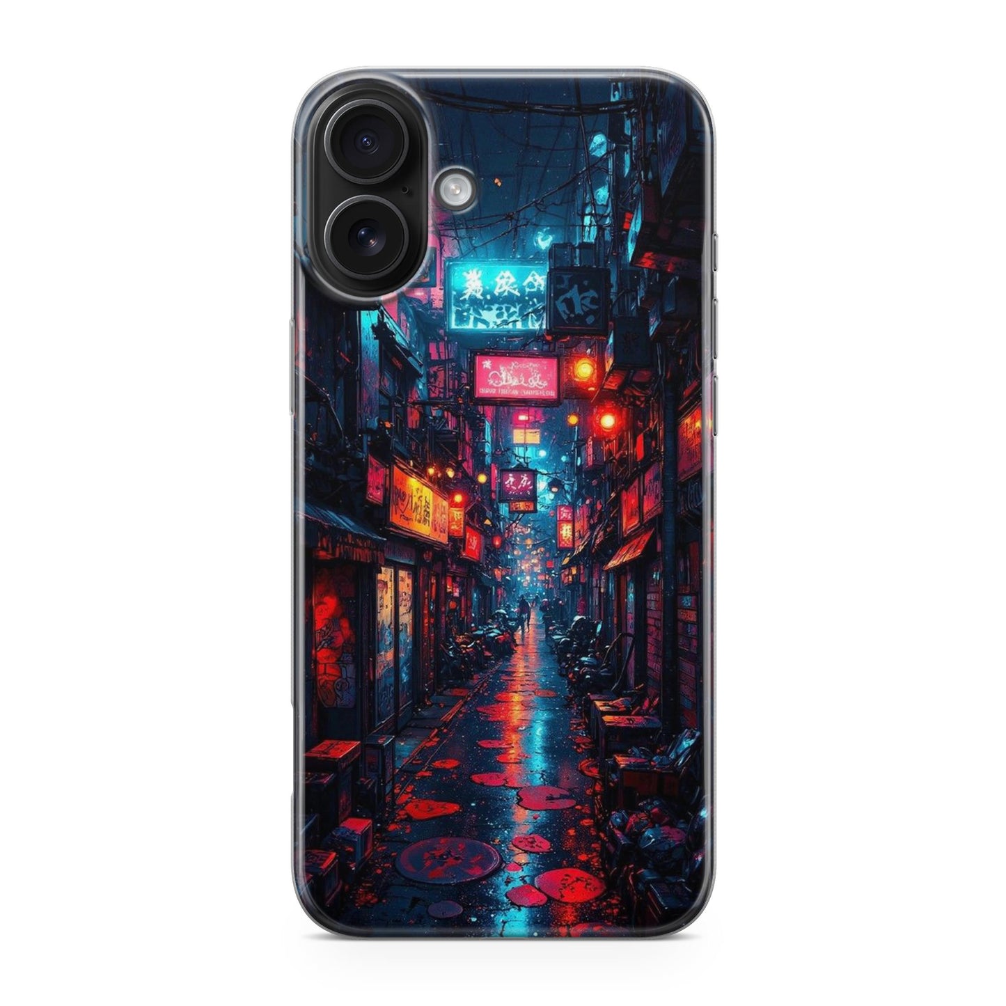 Neon Veins Of The Cyber City iPhone 17 Case