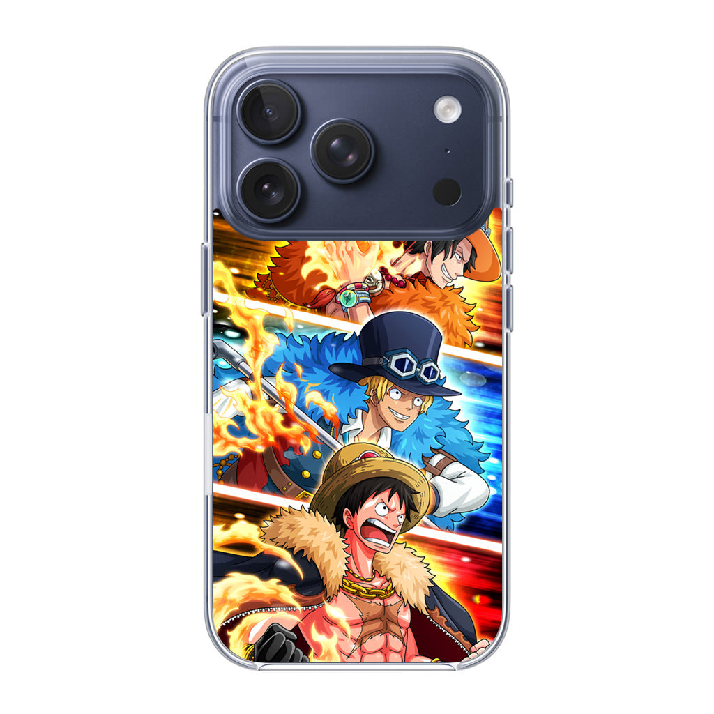Ace Sabo Luffy iPhone 17 Pro / 17 Pro Max Case