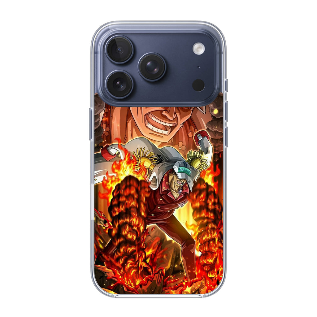 Akainu Exploding Volcano iPhone 17 Pro / 17 Pro Max Case