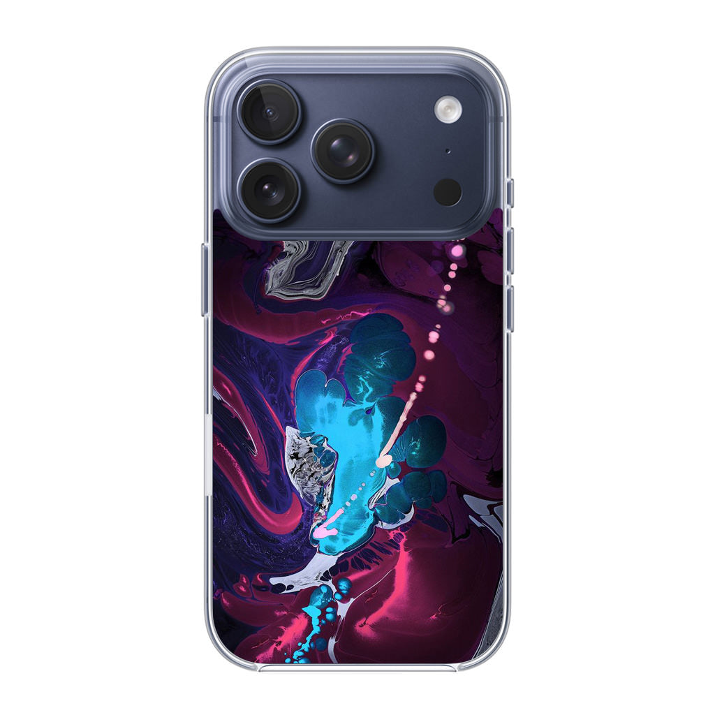 Abstract Purple Blue Art iPhone 17 Pro / 17 Pro Max Case