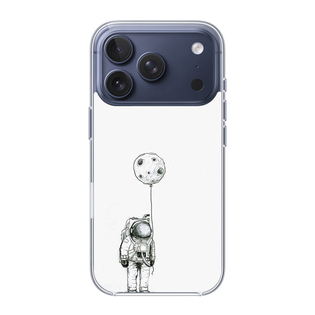 Astronaut Moon Balloon iPhone 17 Pro / 17 Pro Max Case