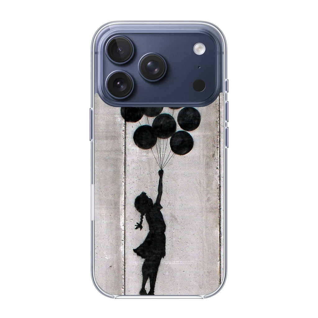 Banksy Girl With Balloons iPhone 17 Pro / 17 Pro Max Case