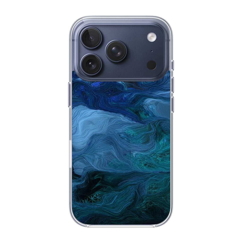 Blue Abstract Art iPhone 17 Pro / 17 Pro Max Case