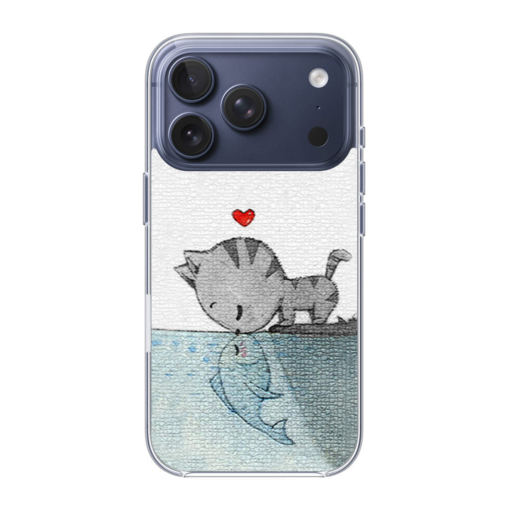 Cat Fish Kisses iPhone 17 Pro / 17 Pro Max Case
