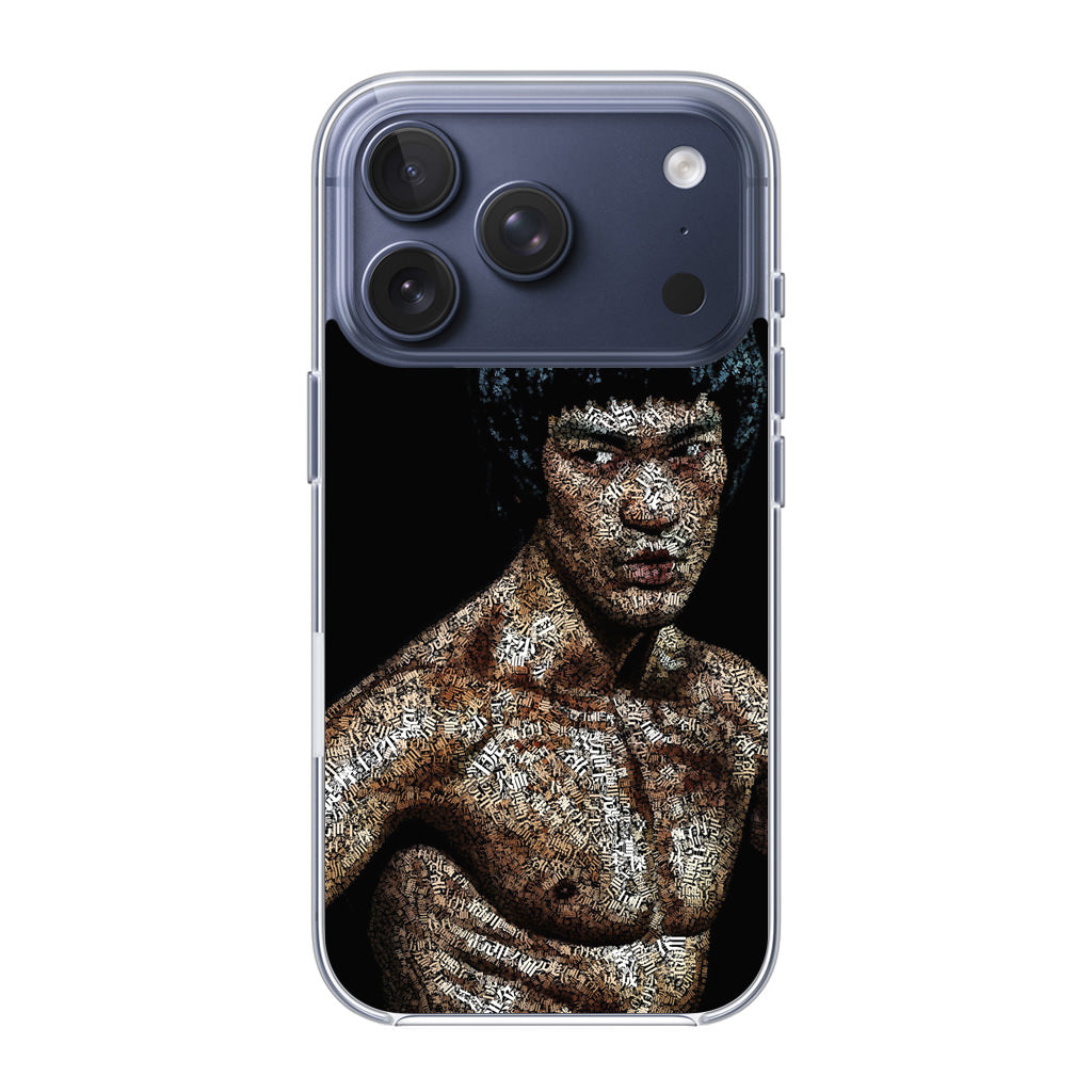 Bruce Lee Typograph iPhone 17 Pro / 17 Pro Max Case