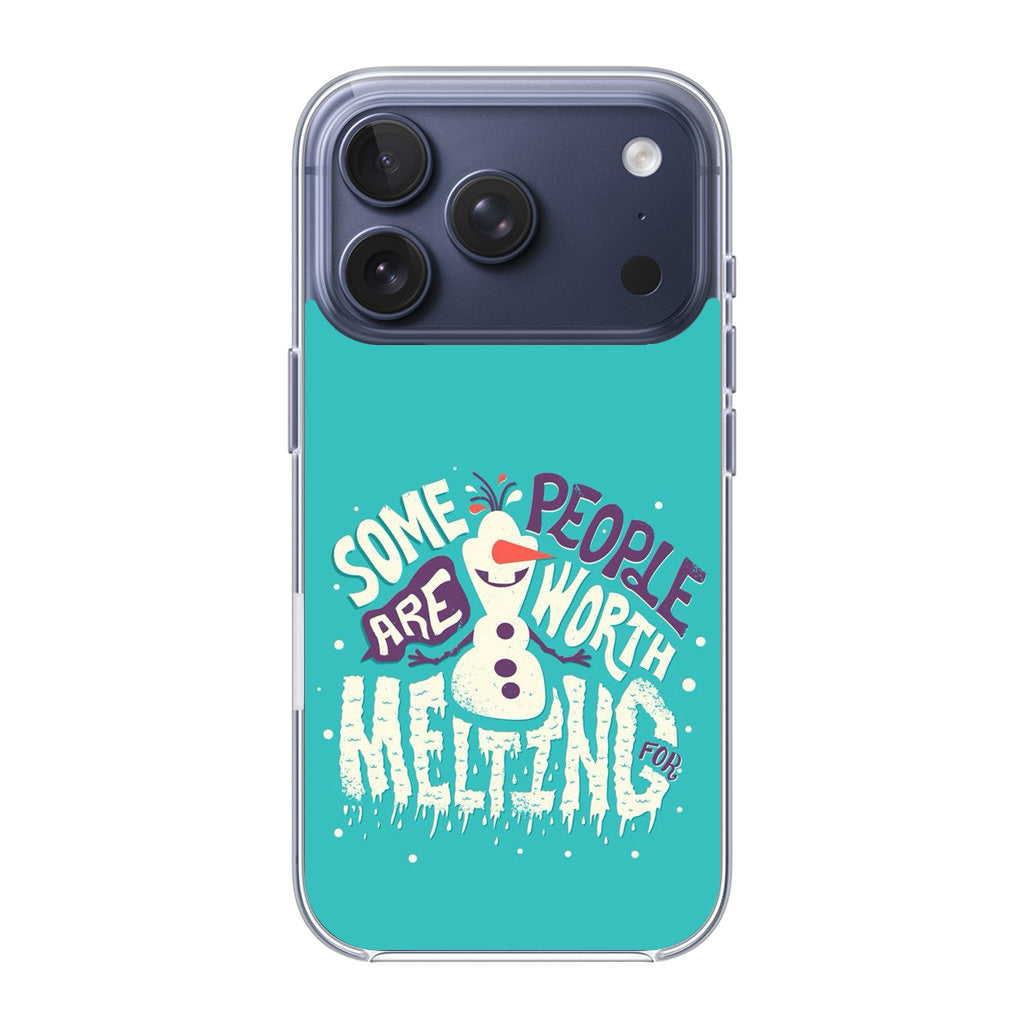 Olaf Frozen Is Melting iPhone 17 Pro / 17 Pro Max Case