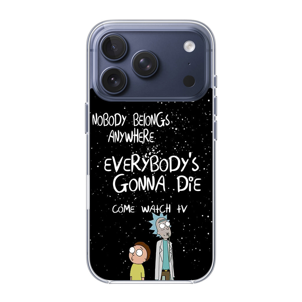 Rick And Morty Quotes iPhone 17 Pro / 17 Pro Max Case