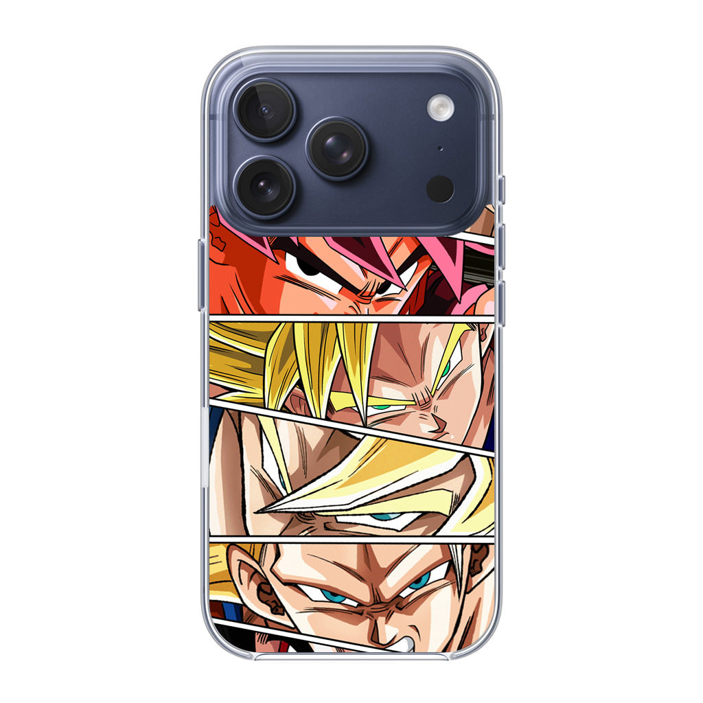 Son Goku Forms iPhone 17 Pro / 17 Pro Max Case
