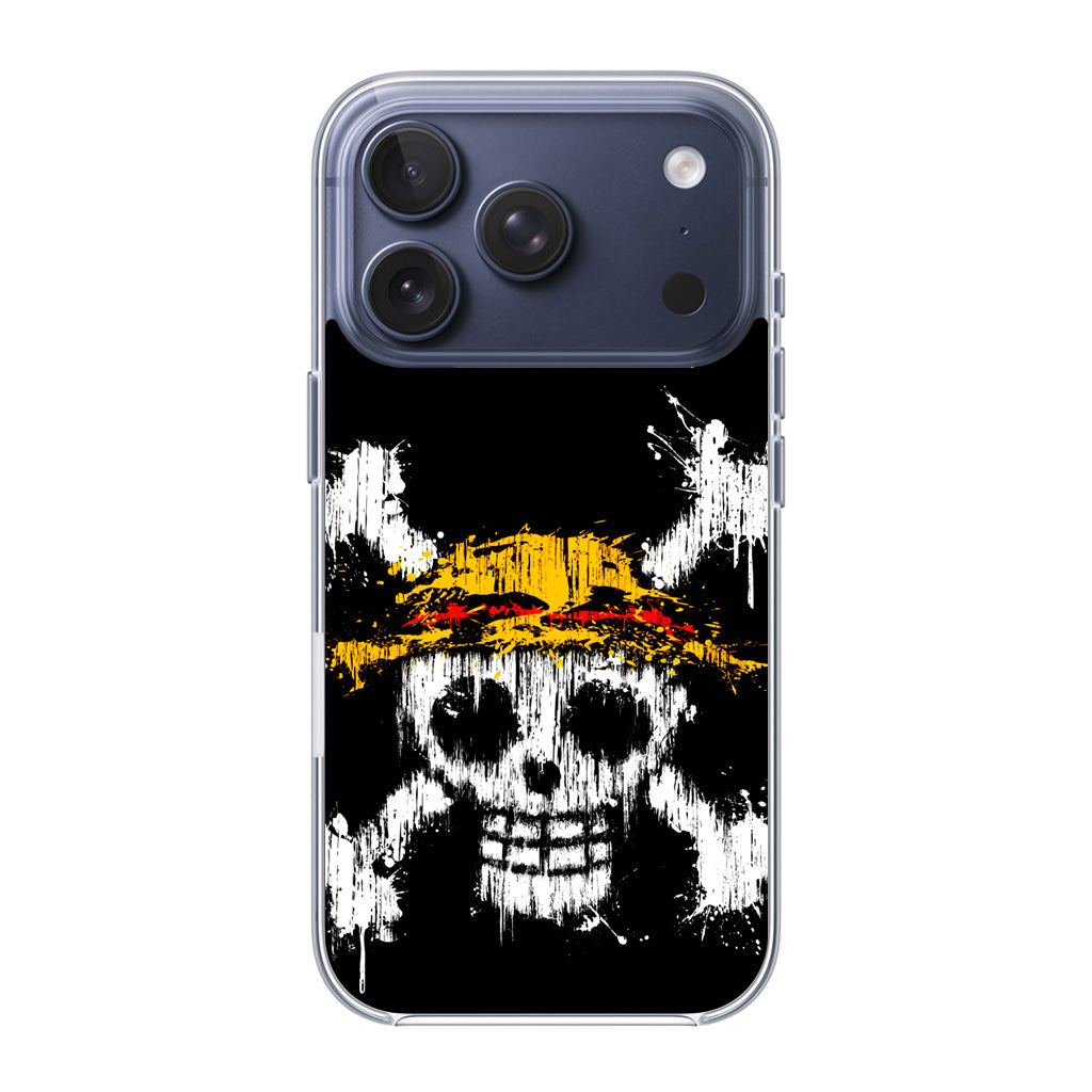 Straw Hat Pirate Logo Paint iPhone 17 Pro / 17 Pro Max Case