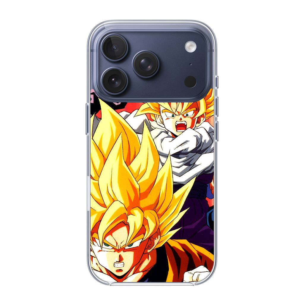 Super Saiyan Goku And Gohan iPhone 17 Pro / 17 Pro Max Case