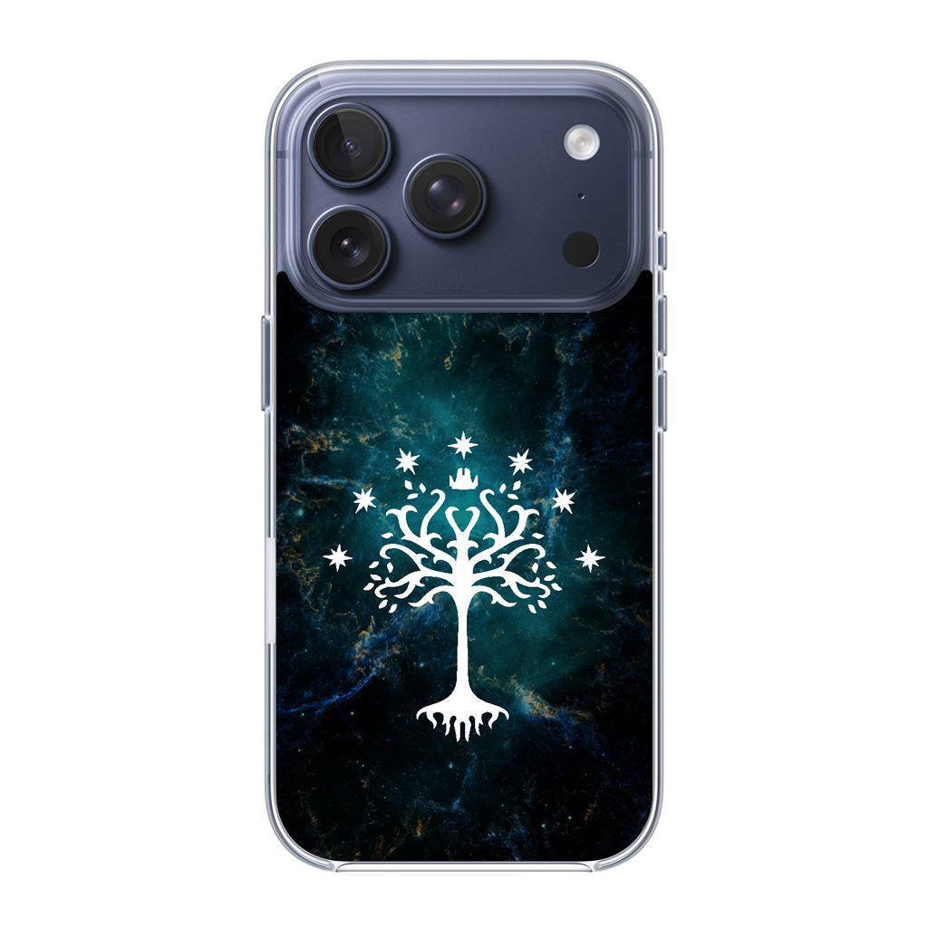 White Tree Of Gondor In Space Nebula iPhone 17 Pro / 17 Pro Max Case