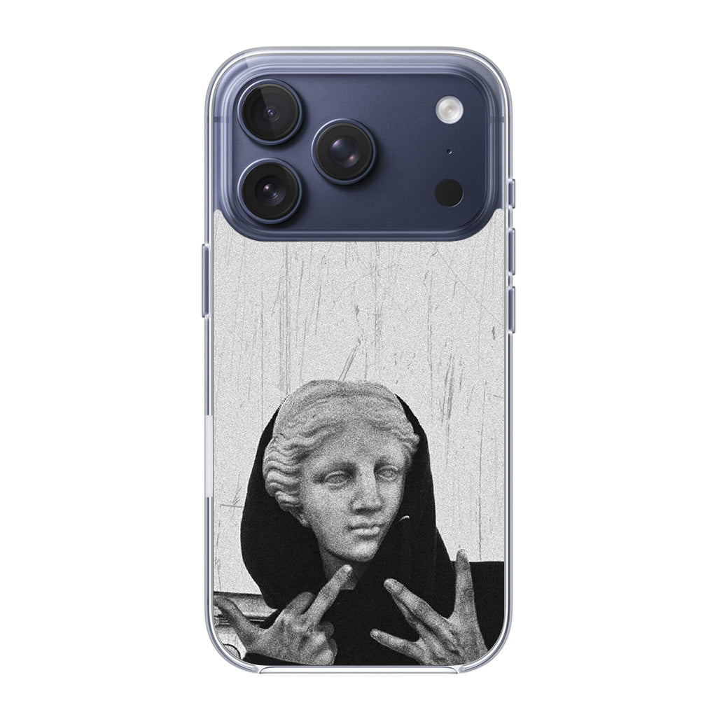 Greek Statue Wearing Hoodie iPhone 17 Pro / 17 Pro Max Case