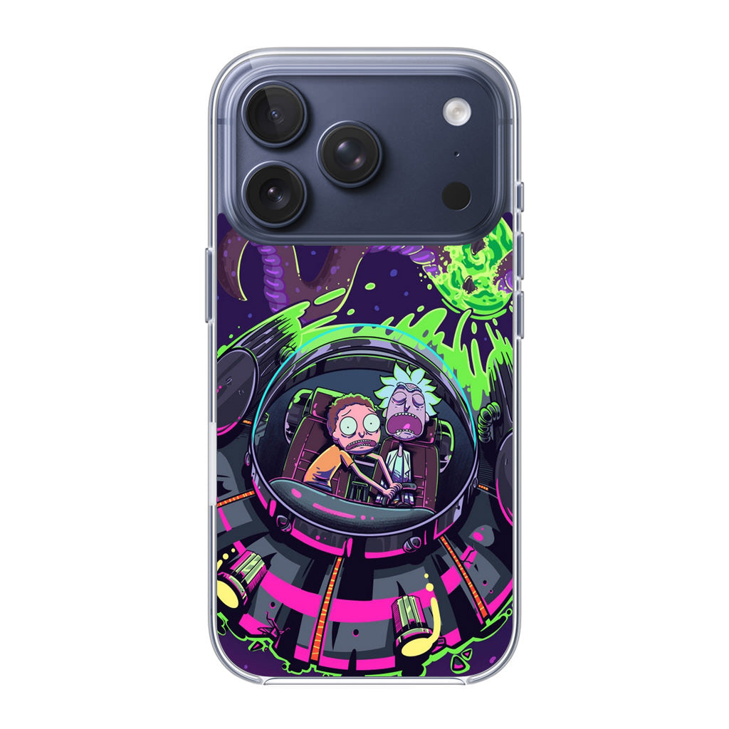 Rick And Morty Spaceship iPhone 17 Pro / 17 Pro Max Case
