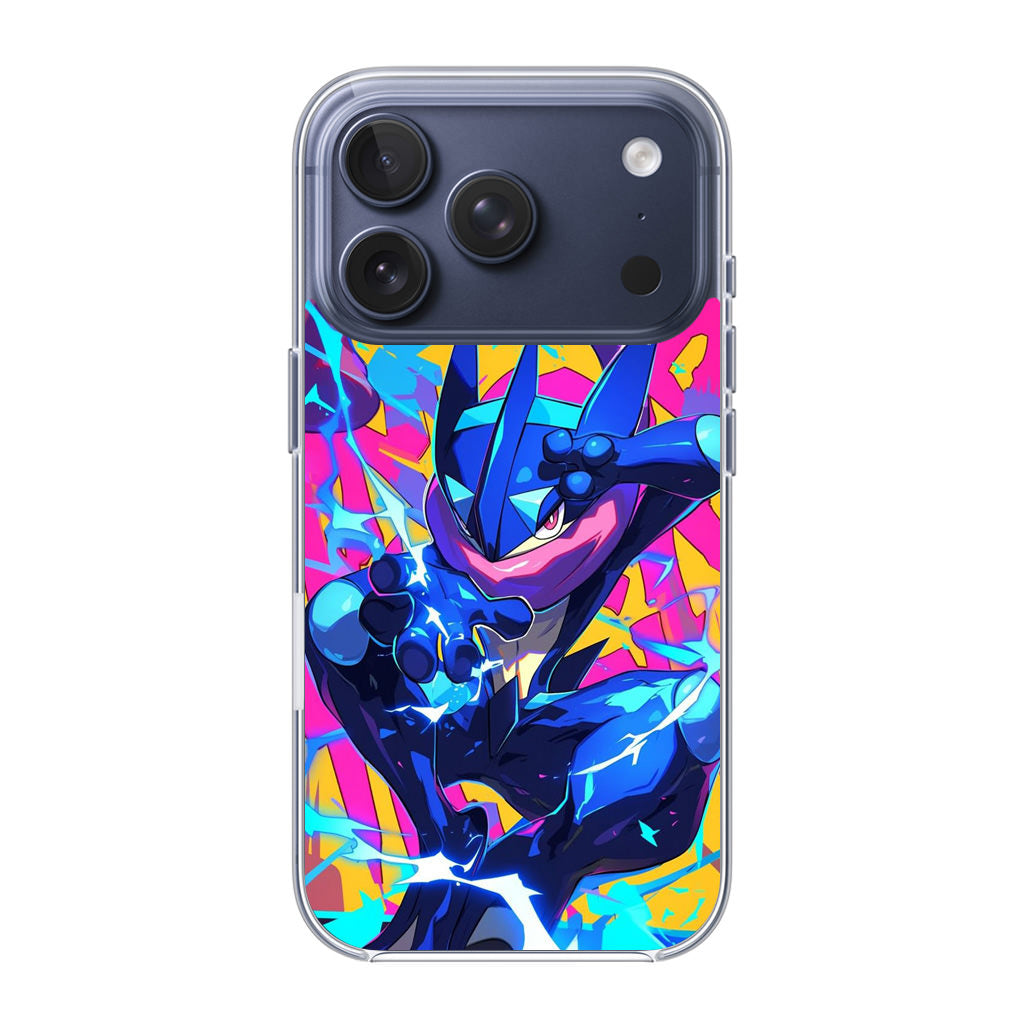 Greninja Aqua Blast iPhone 17 Pro / 17 Pro Max Case