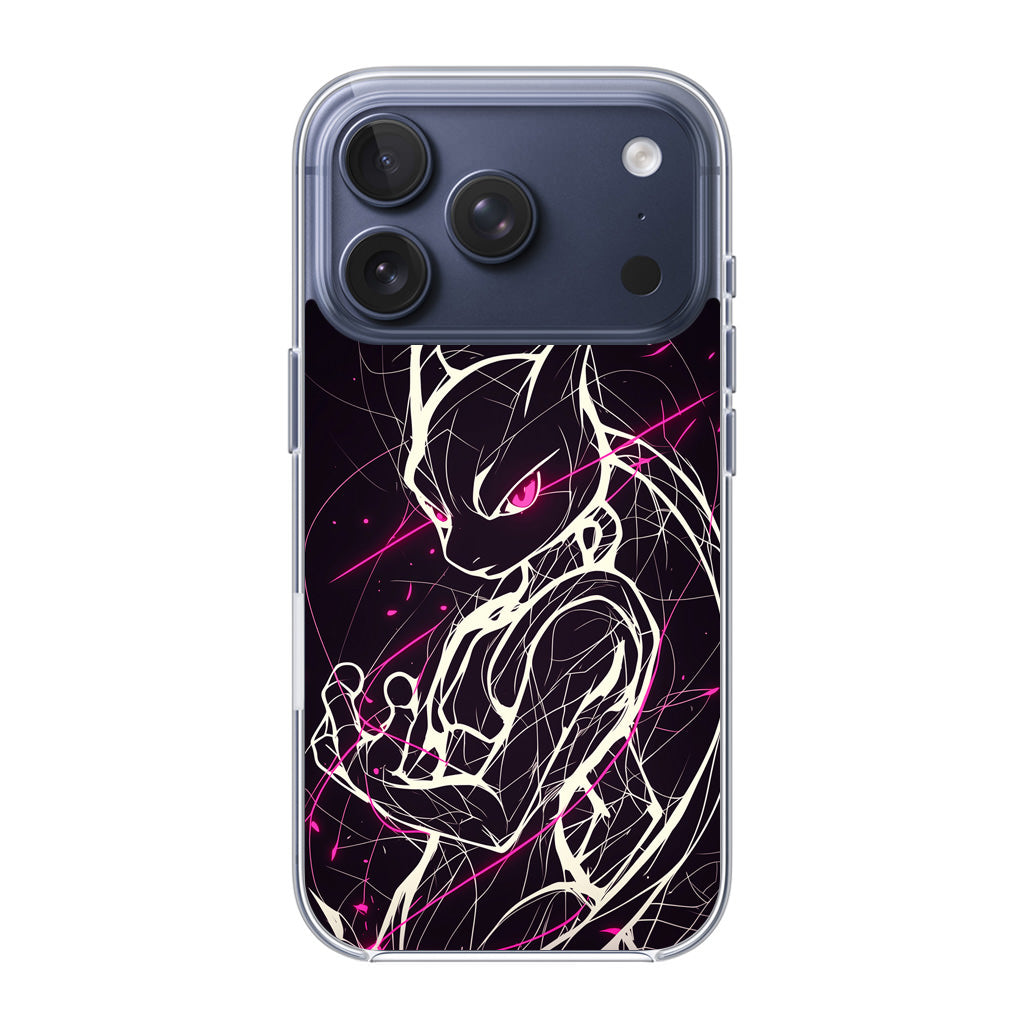 Mewtwo Cosmic Energy iPhone 17 Pro / 17 Pro Max Case