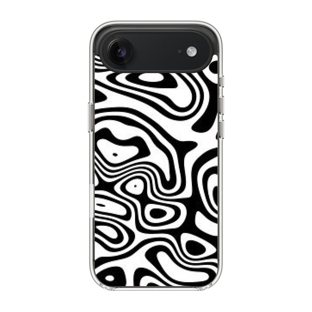 Abstract Black and White Background iPhone Air Case