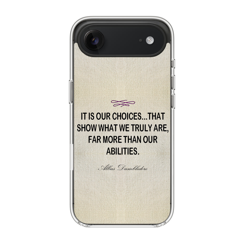 Albus Dumbledore Quote iPhone Air Case