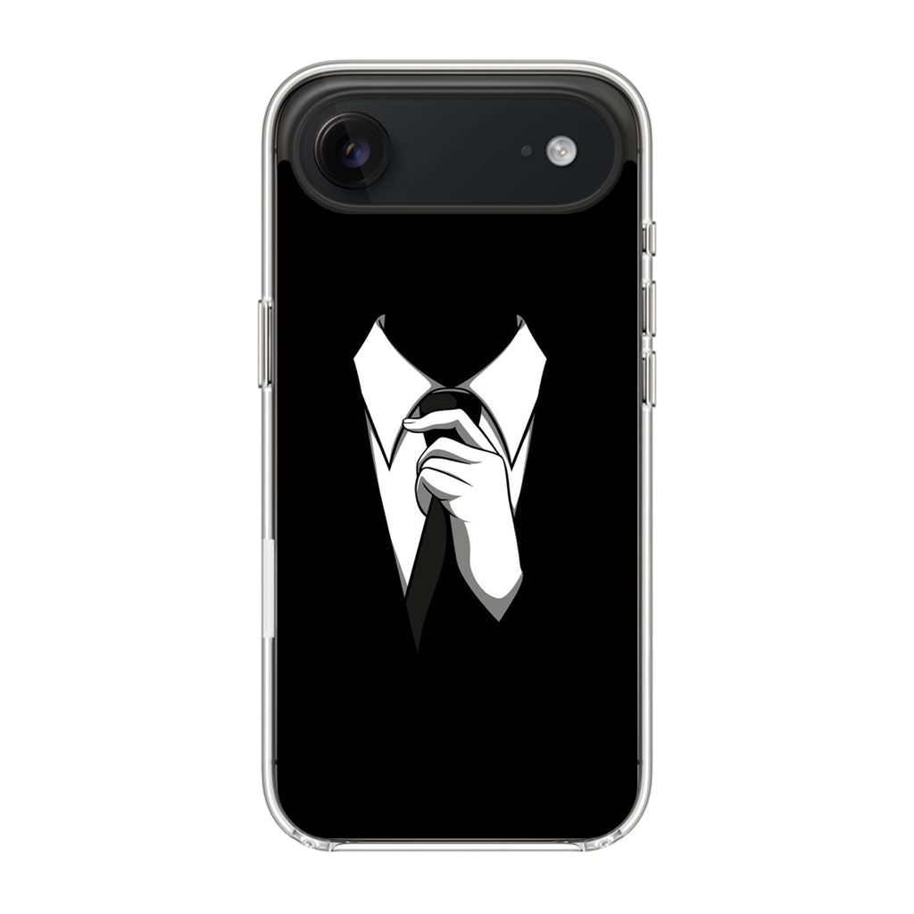 Anonymous Black White Tie iPhone Air Case