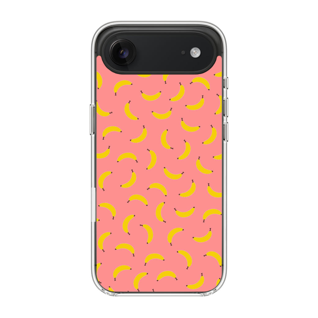 Bananas Fruit Pattern Pink iPhone Air Case
