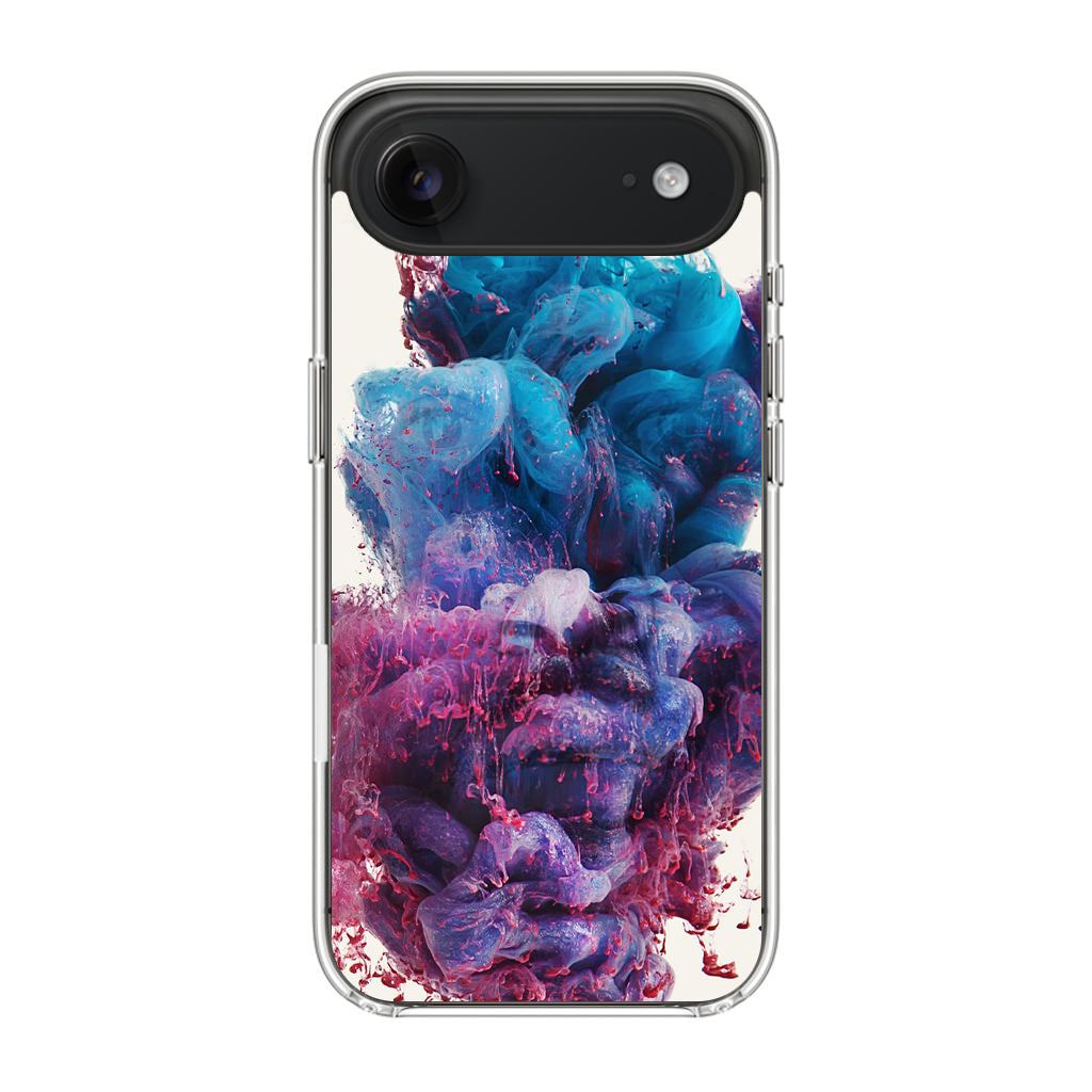Colorful Dust Art on White iPhone Air Case