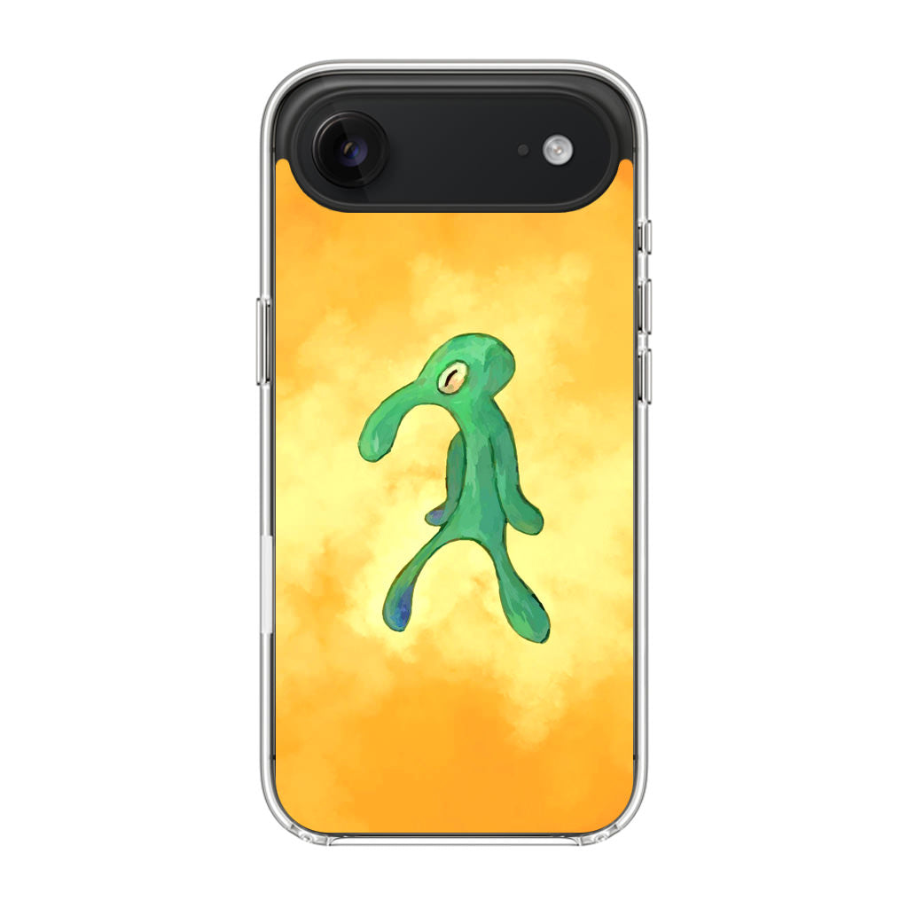 Bold and Brash Squidward Painting iPhone Air Case