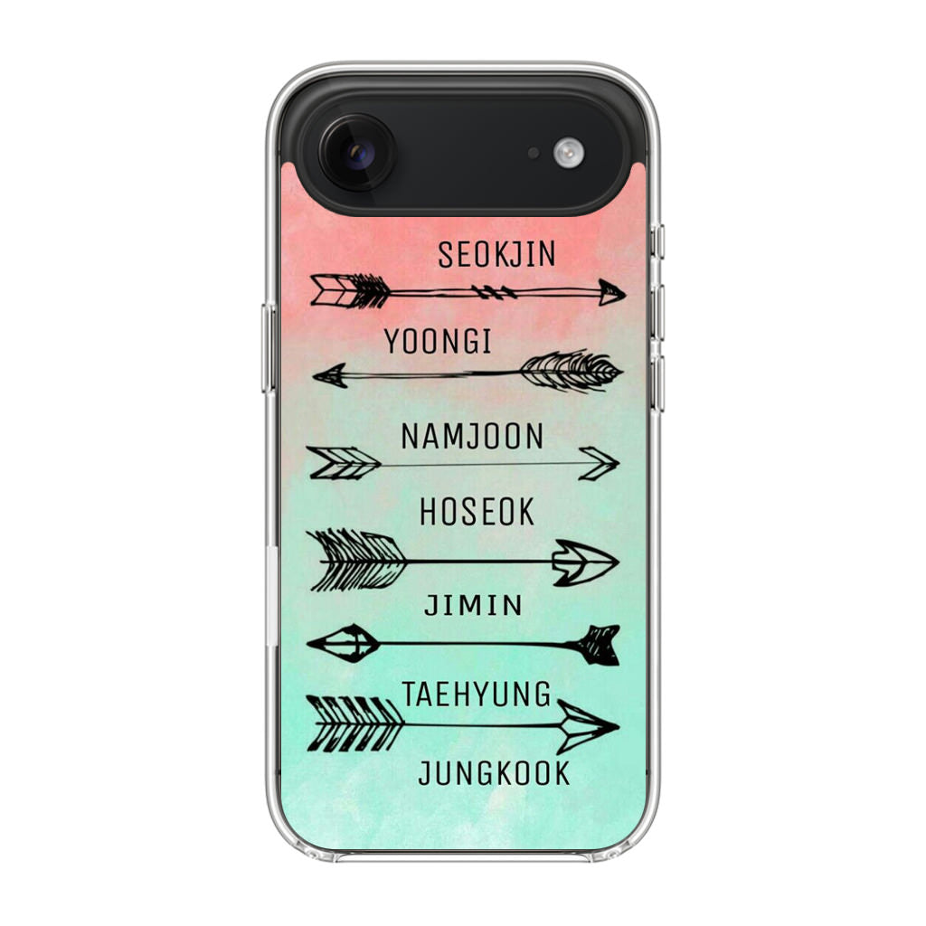 BTS Members Name iPhone Air Case