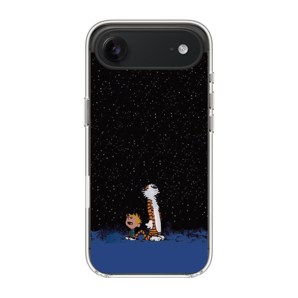 Calvin and Hobbes Space iPhone Air Case