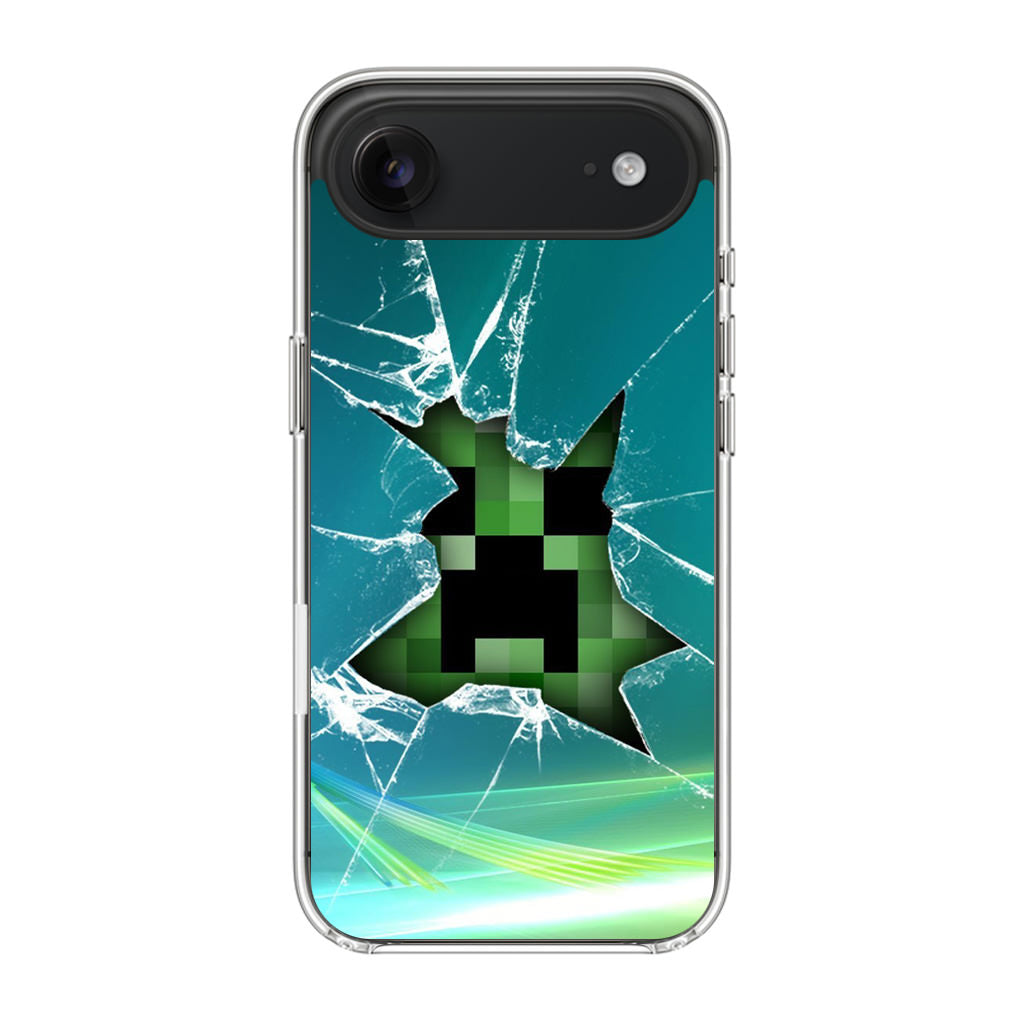 Creeper Glass Broken Green iPhone Air Case