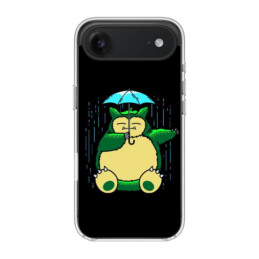 Cute Snorlax Umbrella iPhone Air Case
