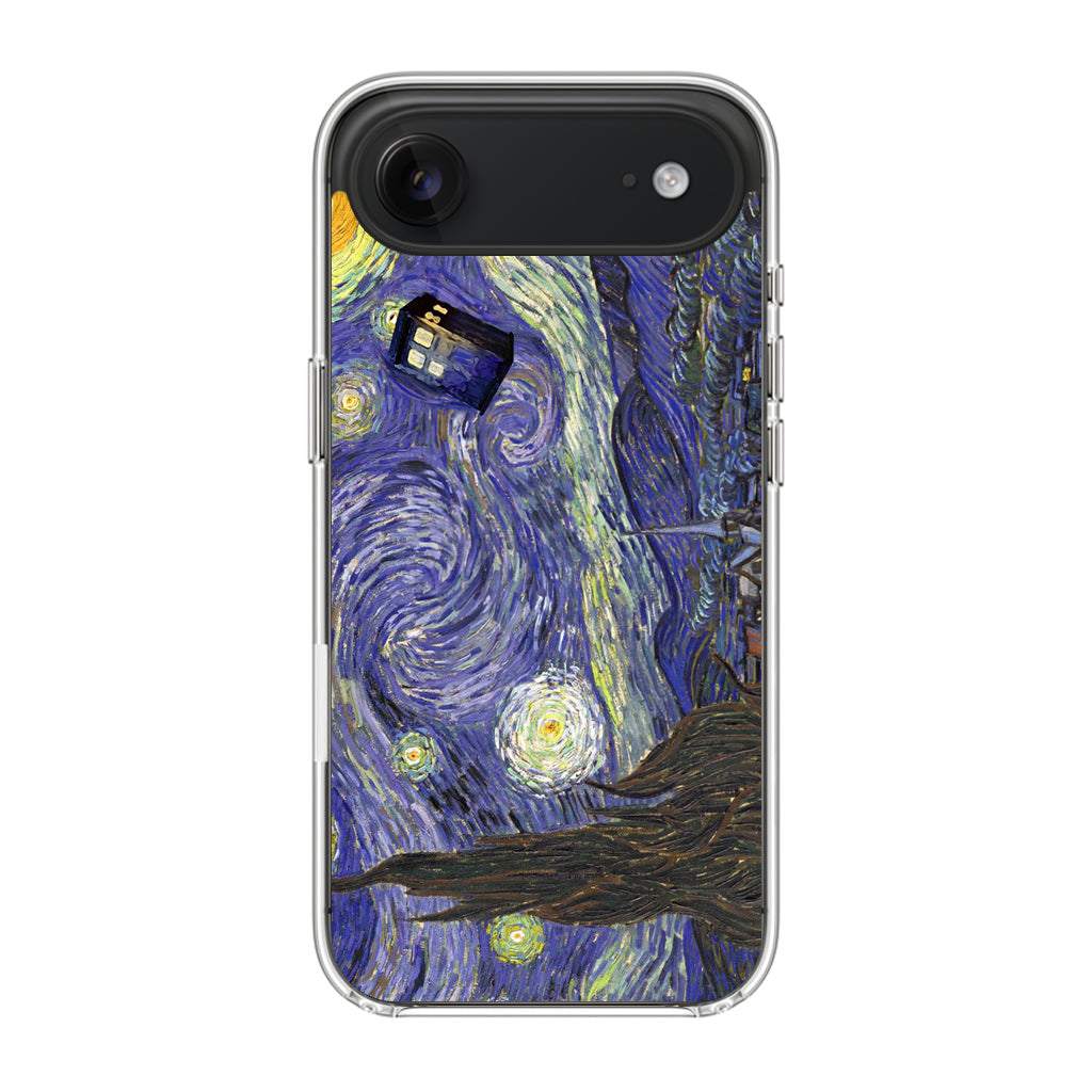 Dr Who Tardis In Van Gogh Starry Night iPhone Air Case