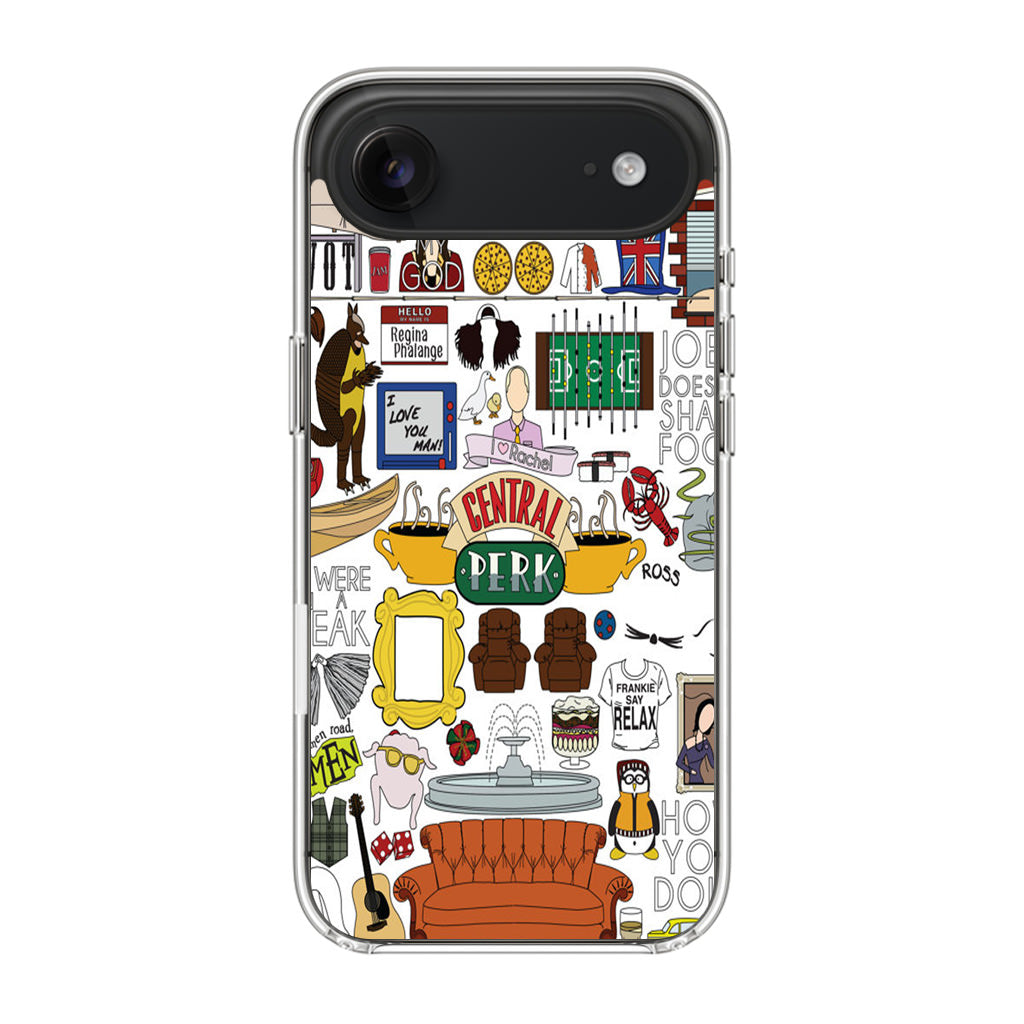 Friends TV Show Central Perk Sticker iPhone Air Case