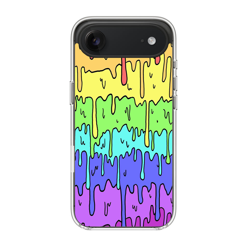 Pastel Kawaii Melting Rainbow iPhone Air Case