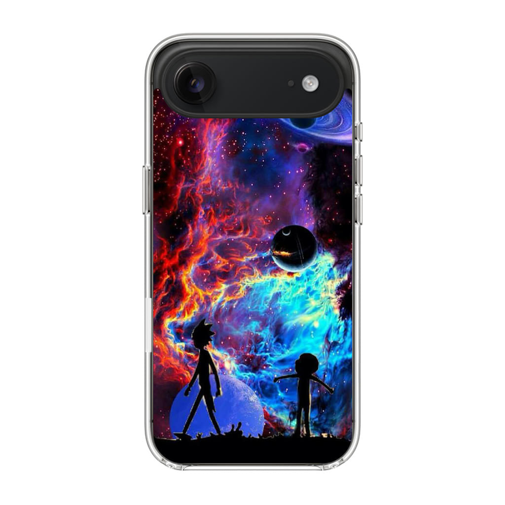 Rick And Morty Flat Galaxy iPhone Air Case