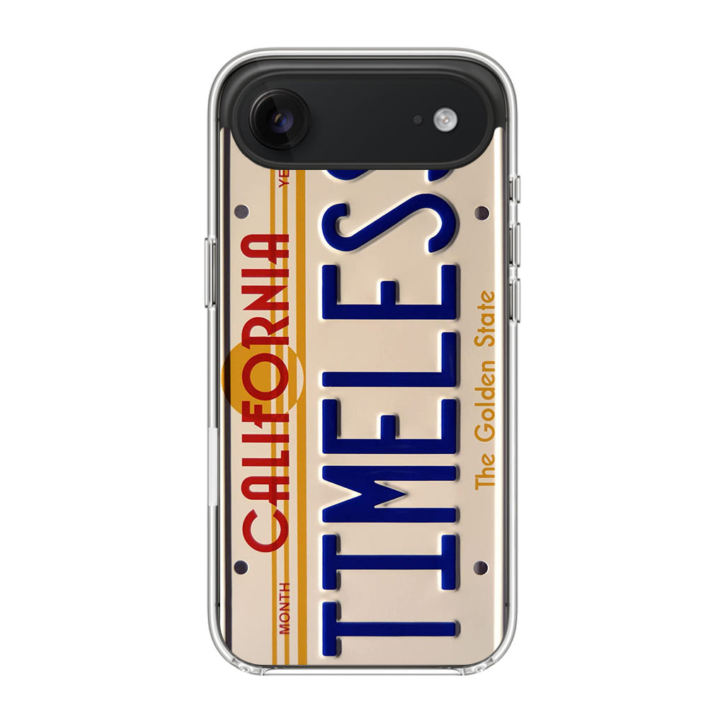 Back to the Future License Plate Timeless iPhone Air Case