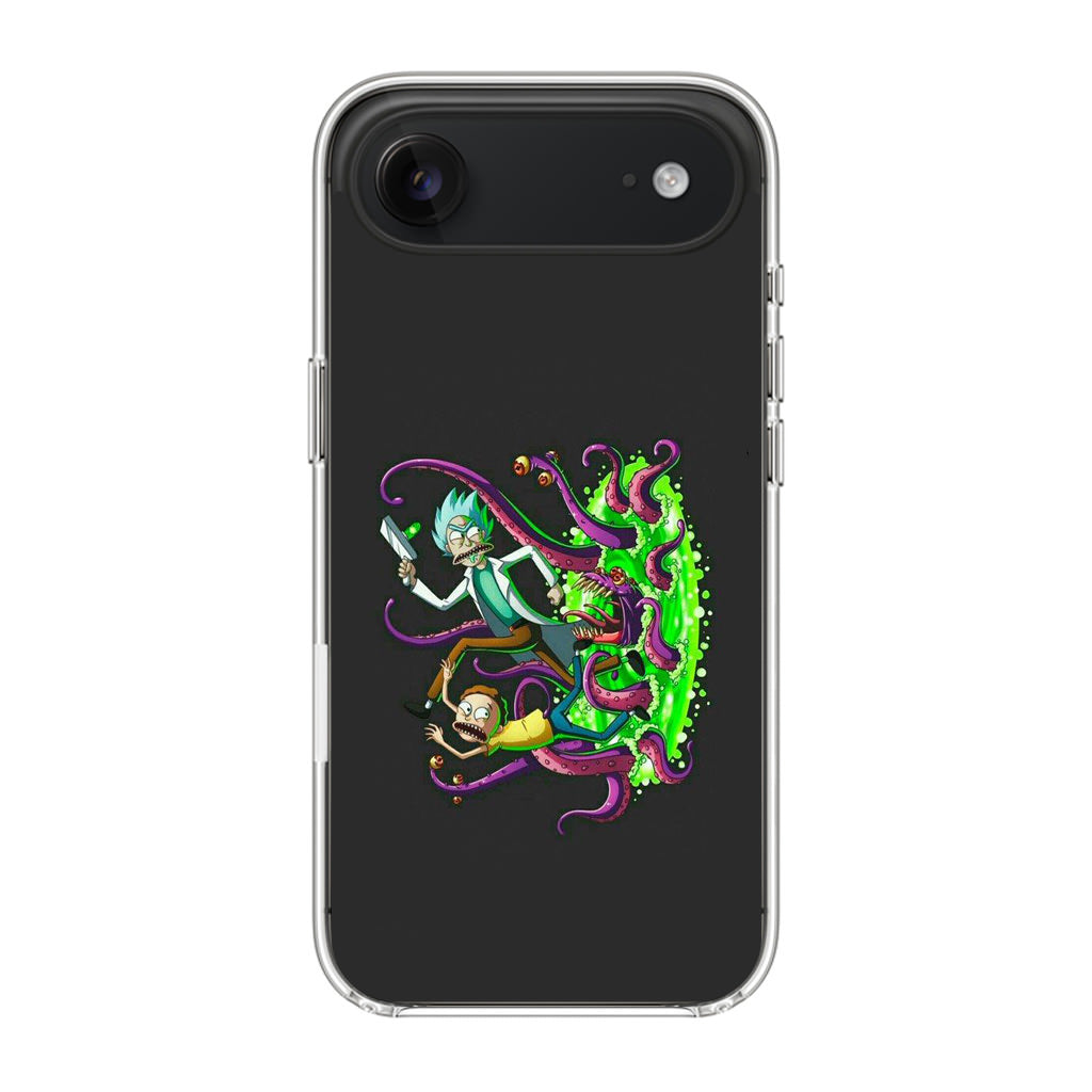 Rick And Morty Pass Through The Portal iPhone Air Case