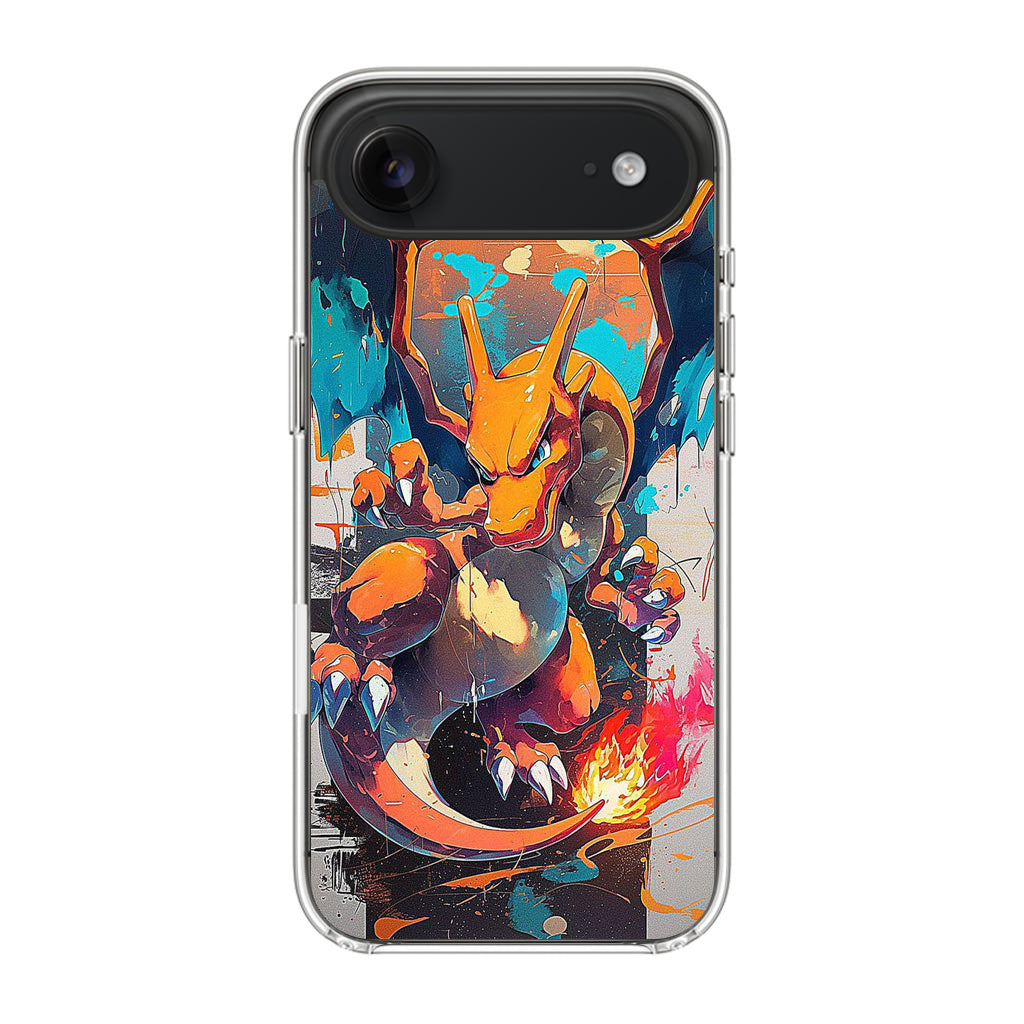 Charizard Inferno on Canvas iPhone Air Case