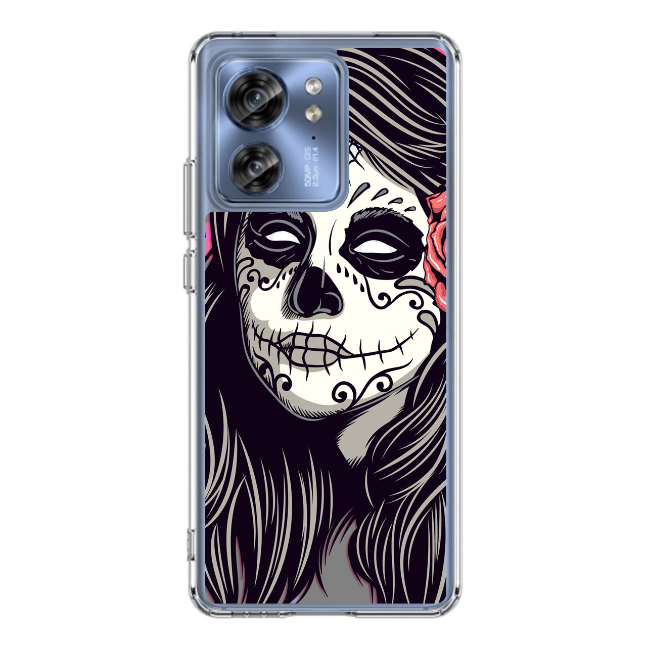 Girl Skull Flower Motorola Edge 2023 Case