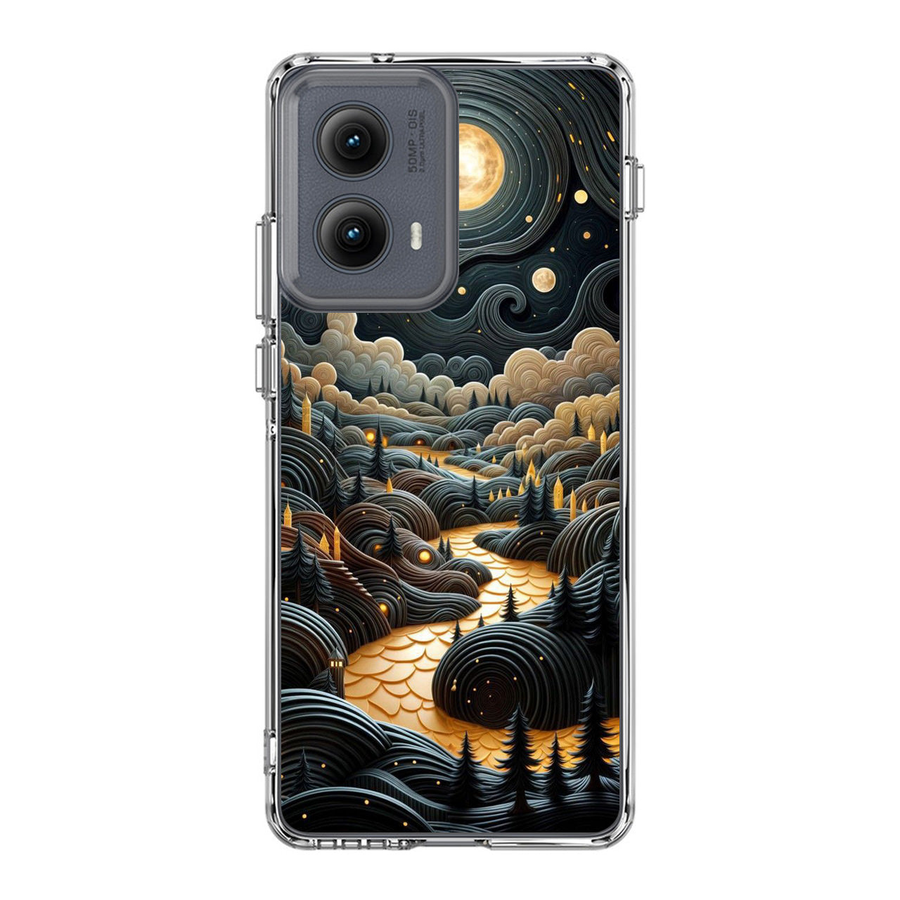Whispers of the Lunar Valley Motorola Edge 2024 Case
