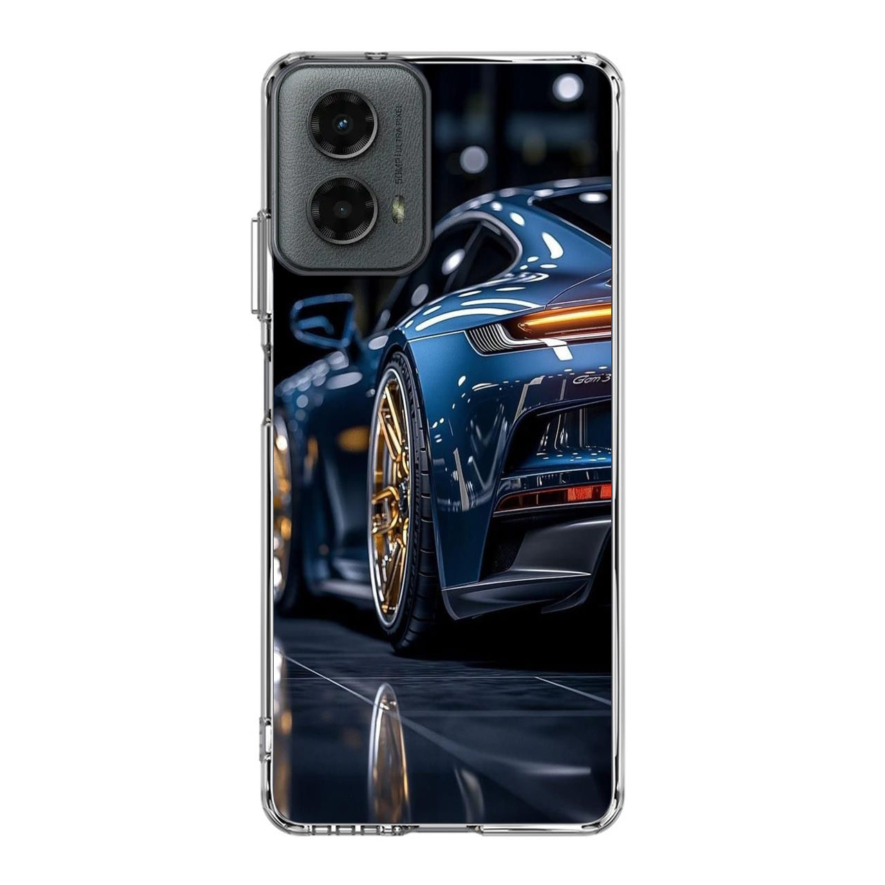 Velvet Thunder Elegance on Wheels Motorola Moto G 5G 2024 Case