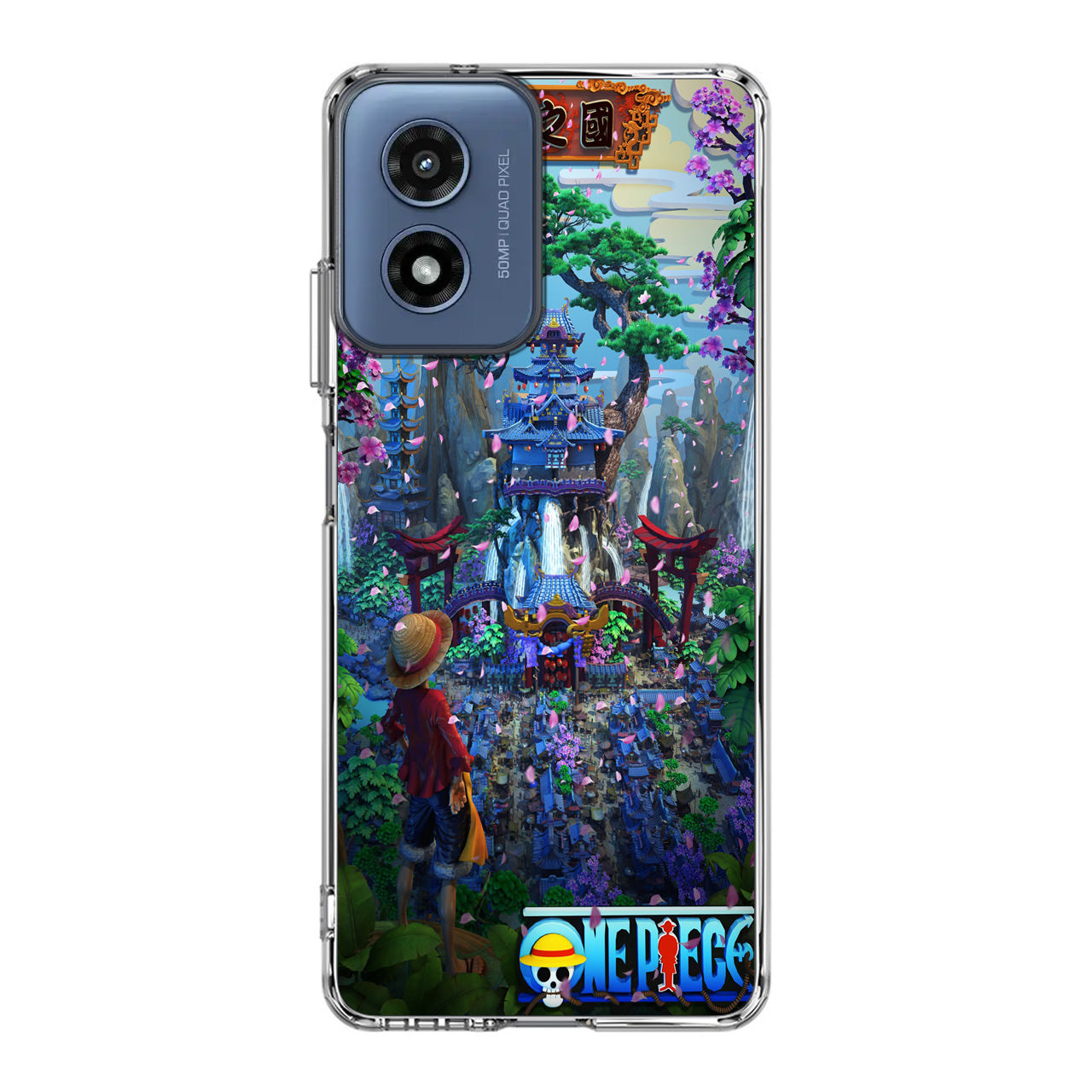 Flower Capital of Wano One Piece Motorola Moto G Play 2024 Case