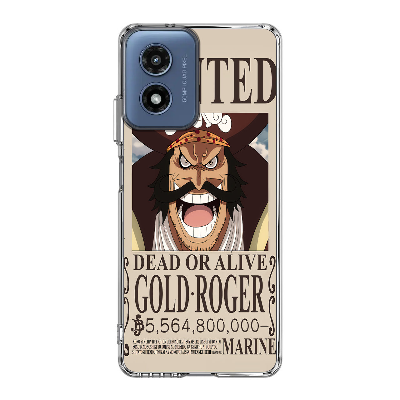 Gold Roger Bounty Motorola Moto G Play 2024 Case