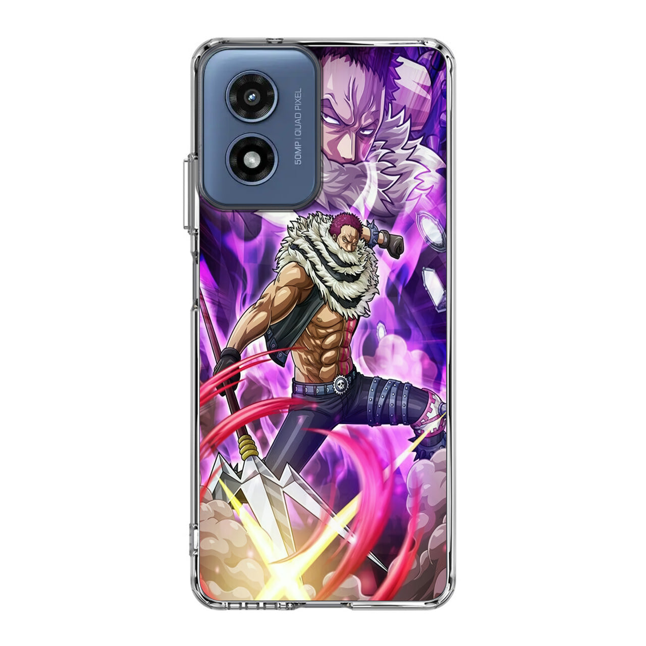 Katakuri Wielding Mogura Motorola Moto G Play 2024 Case