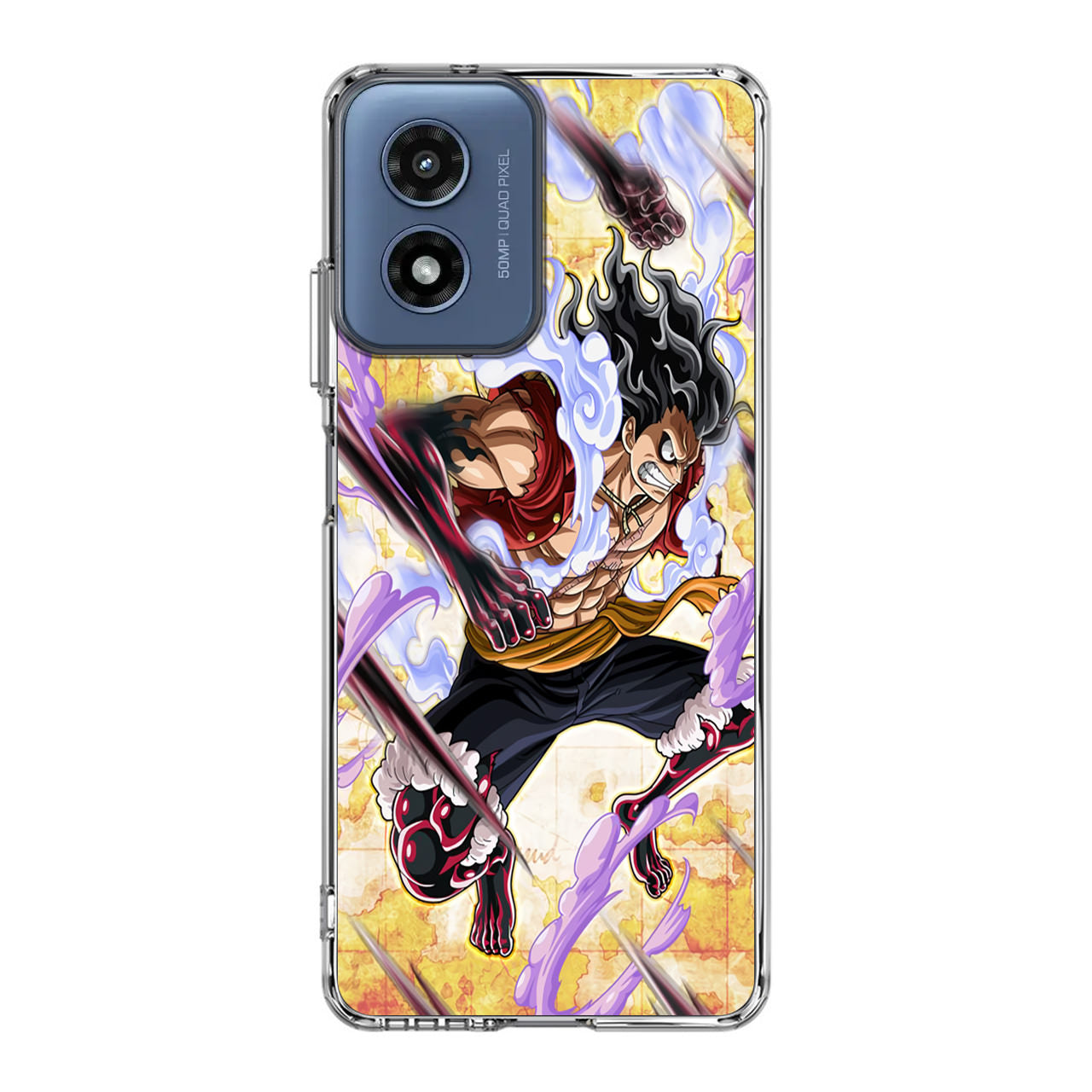 Luffy Gomu Gomu No Black Mamba Motorola Moto G Play 2024 Case