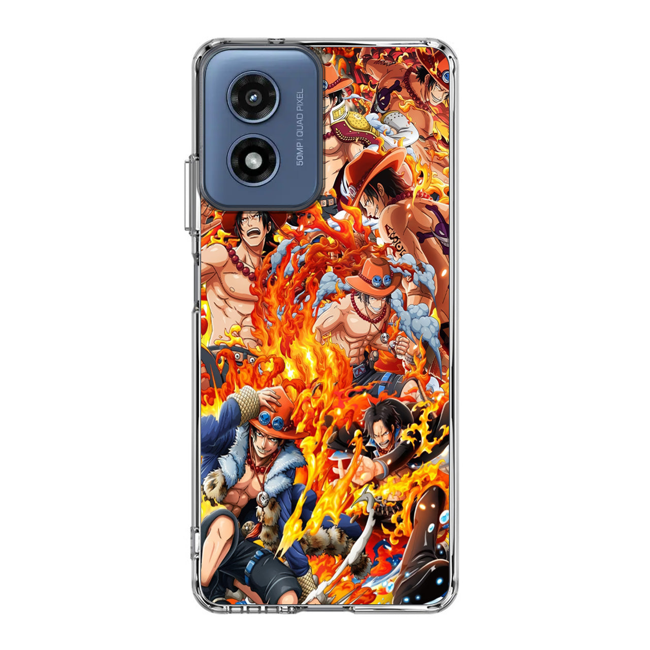 Portgas D Ace Collections Motorola Moto G Play 2024 Case