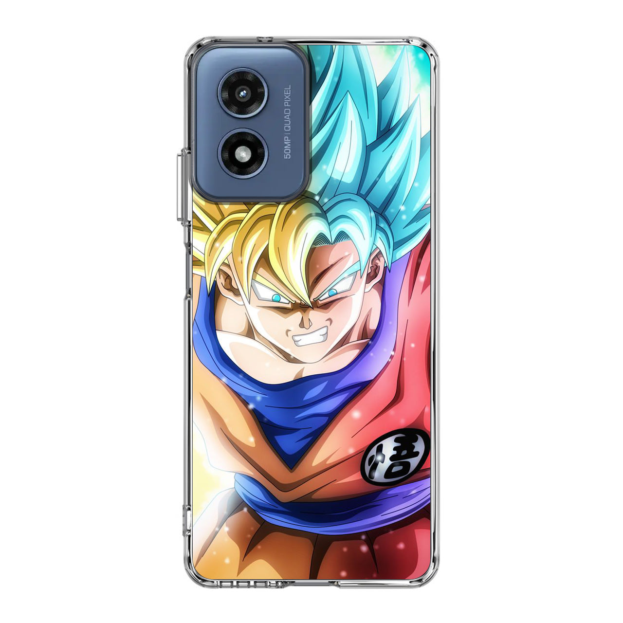 Goku SSJ 1 to SSJ Blue Motorola Moto G Play 2024 Case