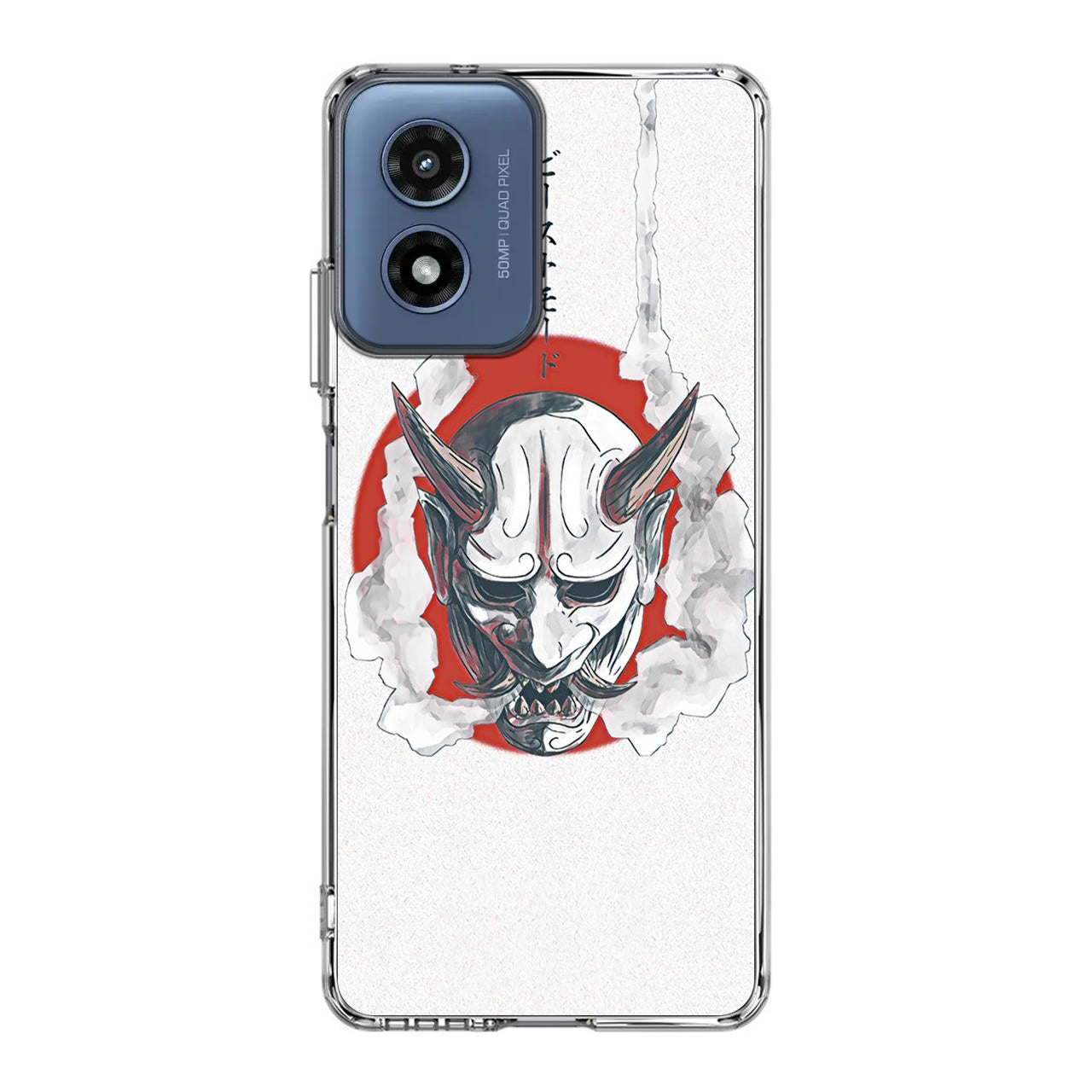 Japanese Oni Mask Motorola Moto G Play 2024 Case